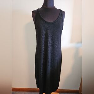 Gap Black Knit Tank Dress Large